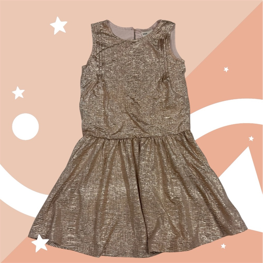 Cotton On Kids Metallic Gold Top